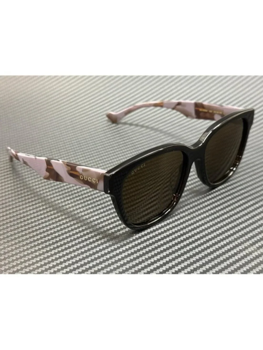 New Gucci Men Black Sunglasses 57-18-145